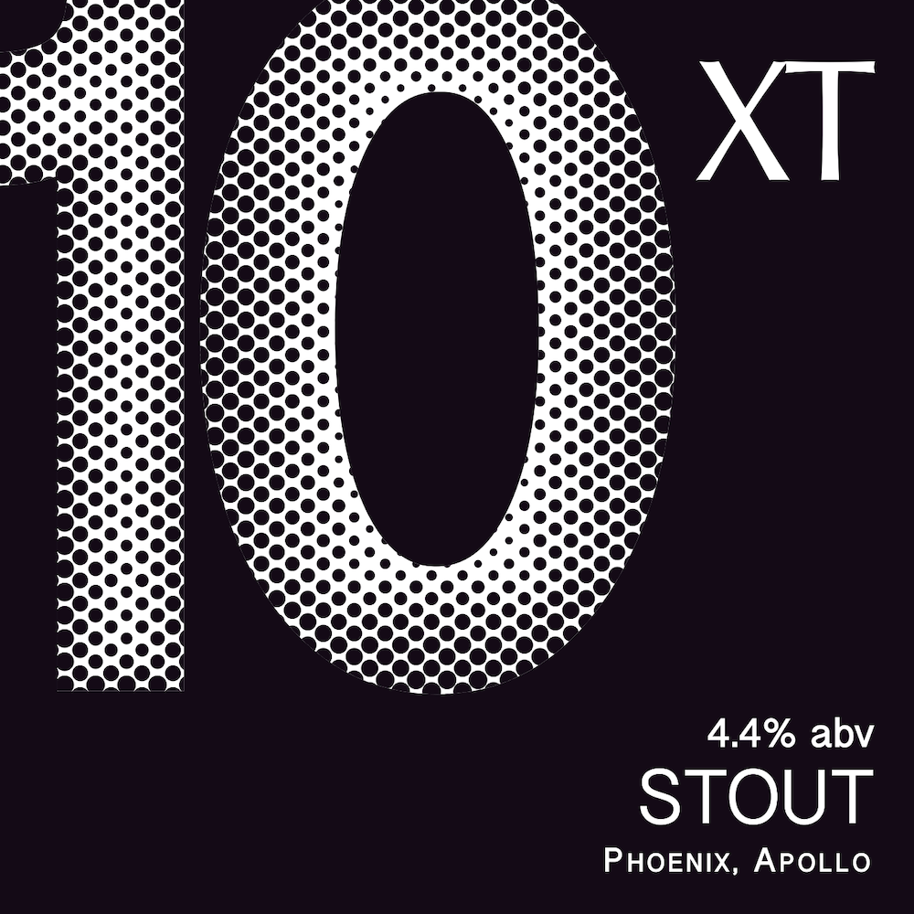 XT10 Stout · 12x500ml Bottle Case · XT Brewing Co